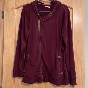 Maurice’s off center zip up